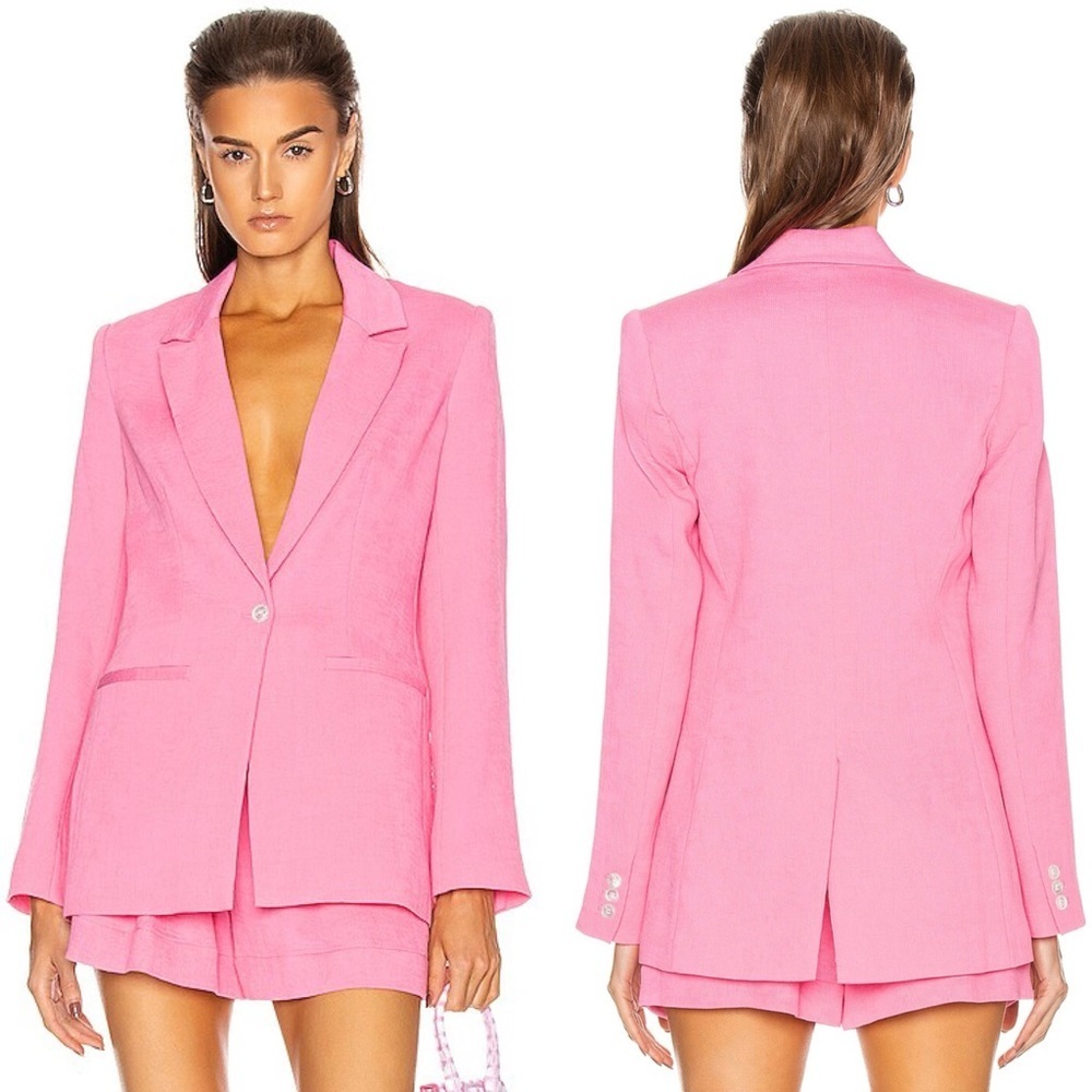 Staud Madden Blazer in Wild Orchid